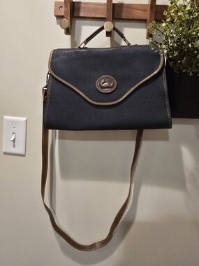 🔥Dooney & Burke Black and Brown Leather Satchel - Dooney & Bourke Style